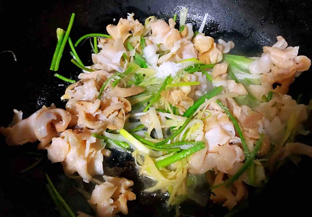 蔥爆海螺片的步驟 蔥爆海螺片的步驟